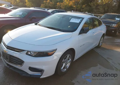 2016 Chevrolet Malibu Ls из США, поврежденный, VIN 1G1ZB5ST7GF181636